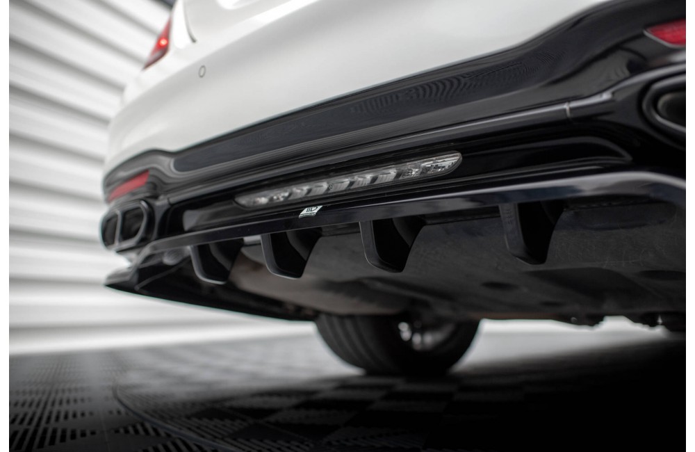 Rear Splitter (with vertical bars) Mercedes-Benz S AMG-Line W222 Facelift