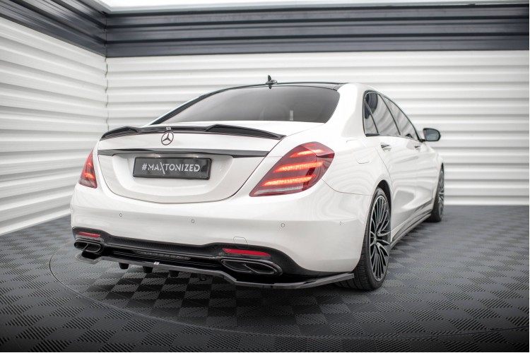 Πίσω Splitter (με κατακόρυφες ράβδους) Mercedes-Benz S AMG-Line W222 Facelift