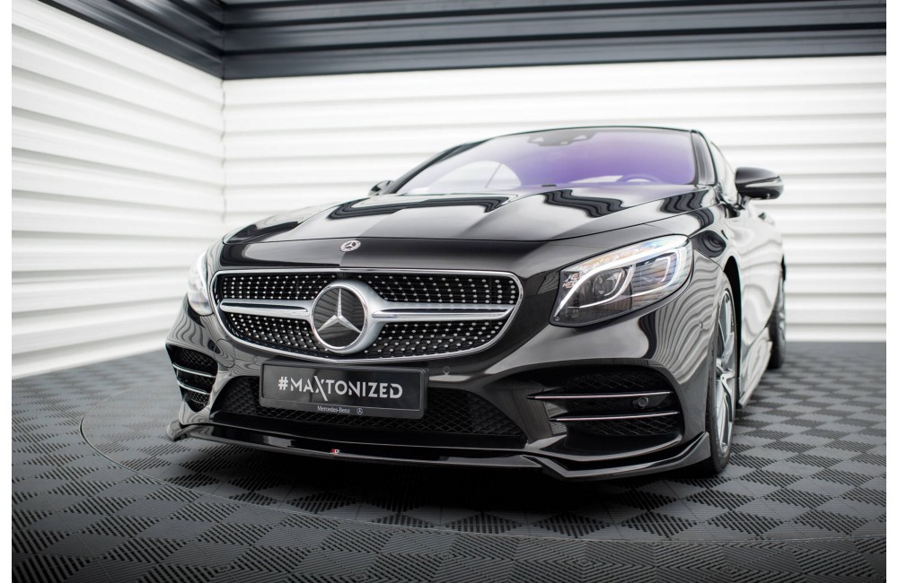 Front Splitter V.1 Mercedes-Benz S Coupe AMG-Line C217 Facelift