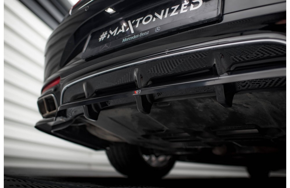 Rear Splitter (with vertical bars) Mercedes-Benz S Coupe AMG-Line C217 Facelift