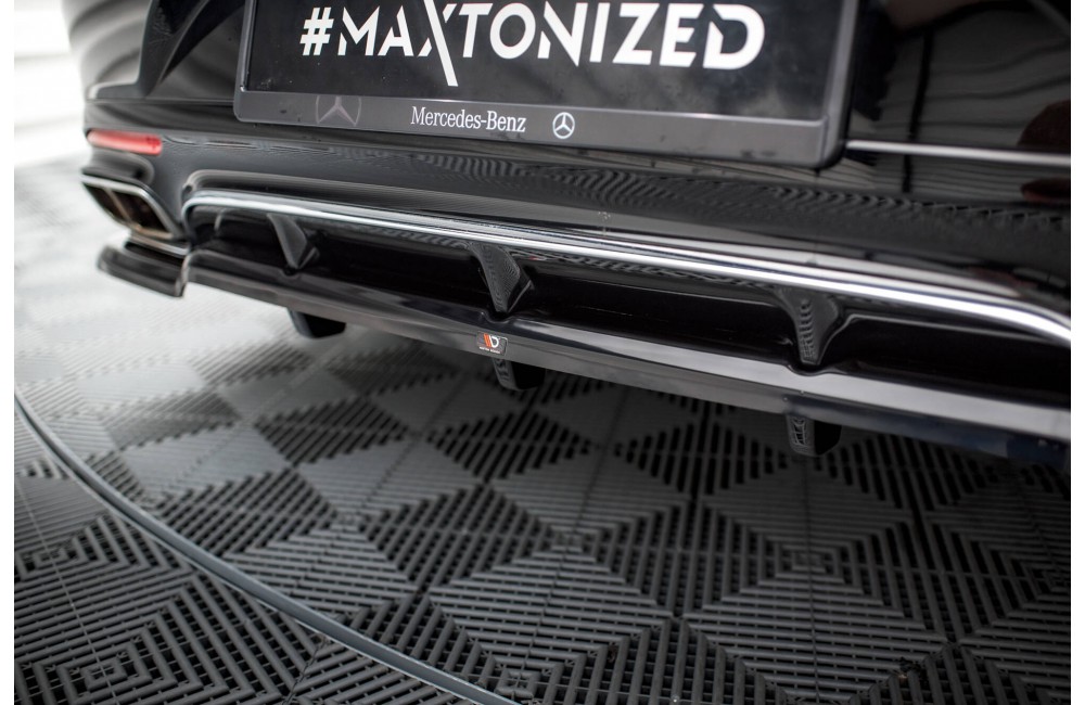 Rear Splitter (with vertical bars) Mercedes-Benz S Coupe AMG-Line C217 Facelift