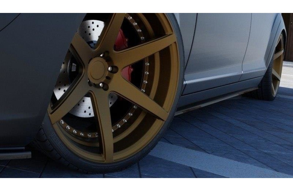 SIDE SKIRTS DIFFUSERS MERCEDES S-CLASS W221 LONG