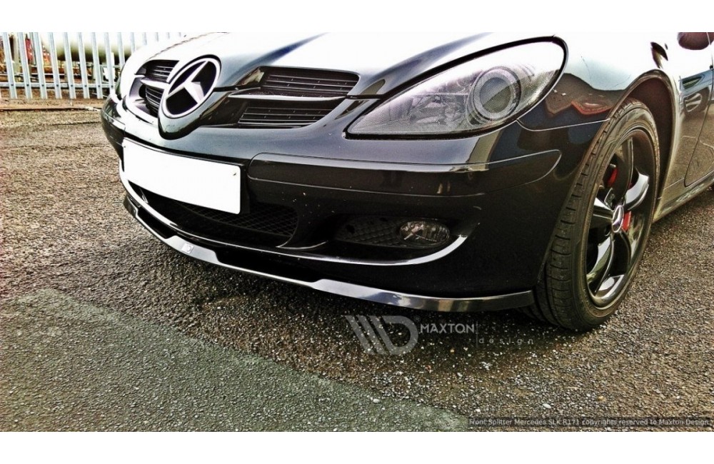 FRONT SPLITTER MERCEDES SLK R171 STANDARD BUMPER