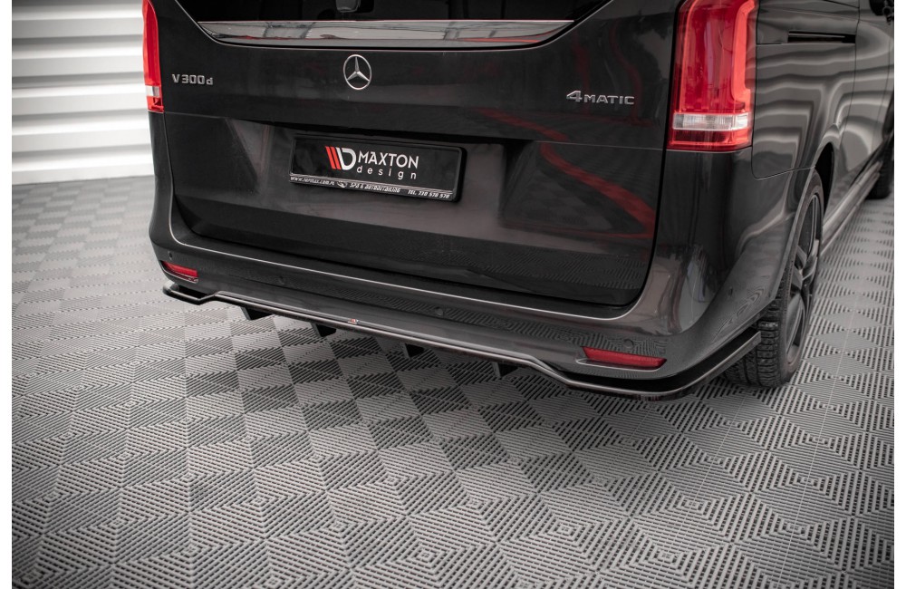 Rear Splitter (with vertical bars) Mercedes-Benz V-Class AMG-Line W447 Facelift
