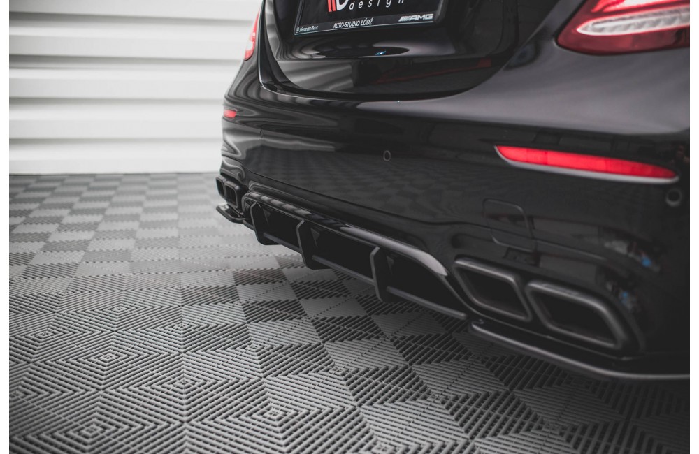 Street Pro Rear Diffuser Mercedes-Benz E63 AMG Estate/Sedan S213/W213 - Black