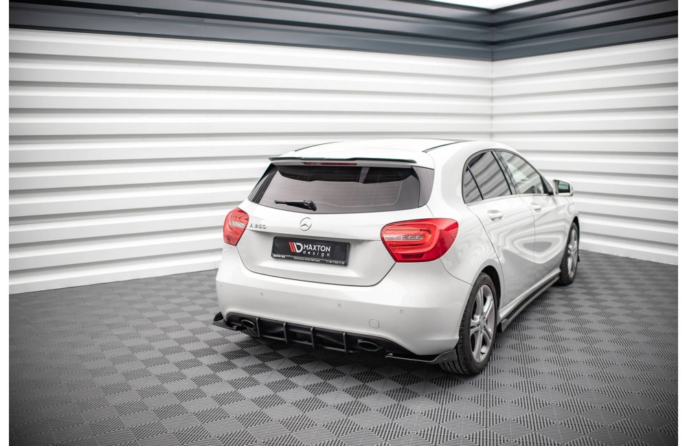 Street Pro Rear Diffuser Mercedes-Benz A W176 - Black