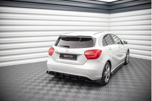Street Pro Rear Diffuser Mercedes-Benz A W176 - Black