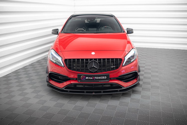 Street Pro Μπροστινή Splitter Mercedes-Benz A 45 AMG Aero W176 Facelift
