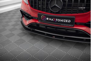 Street Pro Front Splitter Mercedes-Benz A 45 AMG Aero W176 Facelift - Black