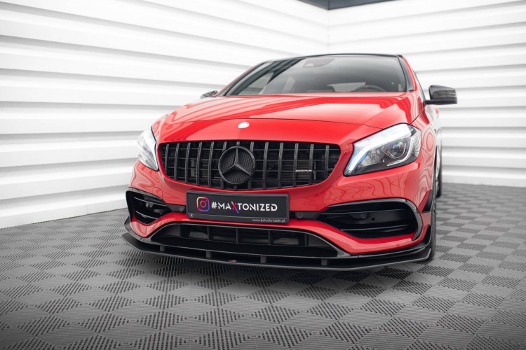 Street Pro Μπροστινή Splitter Mercedes-Benz A 45 AMG Aero W176 Facelift