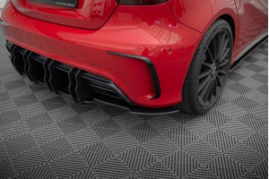 Street Pro Rear Side Splitters Mercedes-Benz A 45 AMG W176 Facelift - Black Street Pro Rear Side Splitters Mercedes-Benz A 45 AMG W176 Facelift - Black