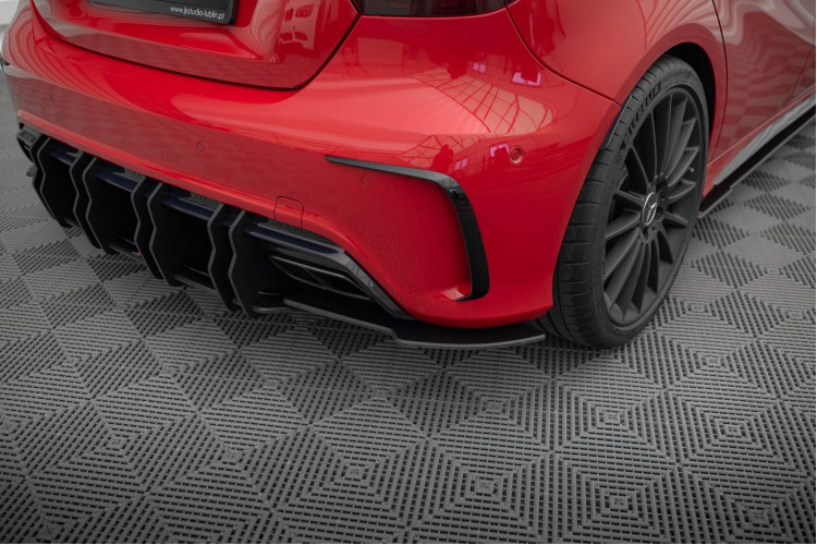 Street Pro Πίσω Πλευρικοί Splitters Mercedes-Benz A 45 AMG W176 Facelift