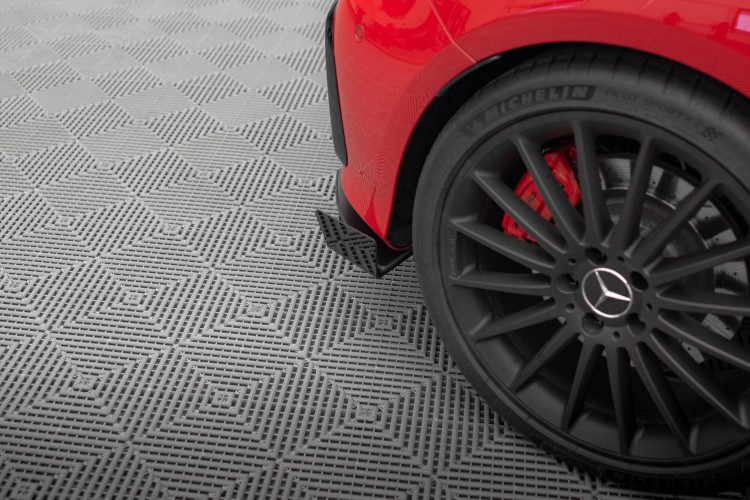 Street Pro Πίσω Πλευρικοί Splitters + Flaps Mercedes-Benz A 45 AMG W176 Facelift