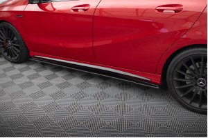 Street Pro Side Skirts Diffusers Mercedes-Benz A 45 AMG W176 Facelift - Black Street Pro Side Skirts Diffusers Mercedes-Benz A 45 AMG W176 Facelift - Black