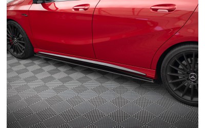 Street Pro Side Skirts Diffusers Mercedes-Benz A 45 AMG W176 Facelift - Black