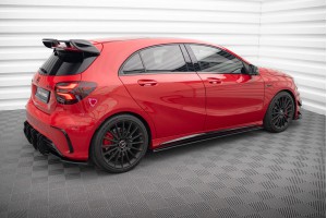 Street Pro Side Skirts Diffusers Mercedes-Benz A 45 AMG W176 Facelift - Black Street Pro Side Skirts Diffusers Mercedes-Benz A 45 AMG W176 Facelift - Black