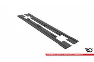 Street Pro Side Skirts Diffusers Mercedes-Benz A 45 AMG W176 Facelift - Black Street Pro Side Skirts Diffusers Mercedes-Benz A 45 AMG W176 Facelift - Black