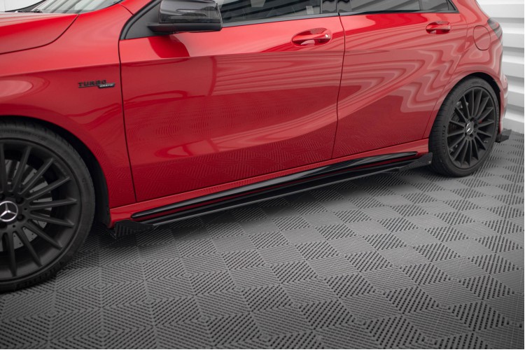 Street Pro Πλευρικά Skirts Diffusers + Flaps Mercedes-Benz A 45 AMG W176 Facelift