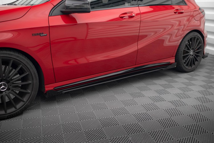 Street Pro Πλευρικά Skirts Diffusers + Flaps Mercedes-Benz A 45 AMG W176 Facelift