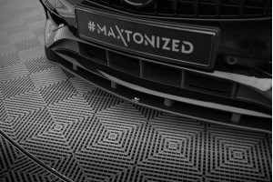 Street Pro Front Splitter Mercedes-Benz A AMG-Line W176 Facelift - Black