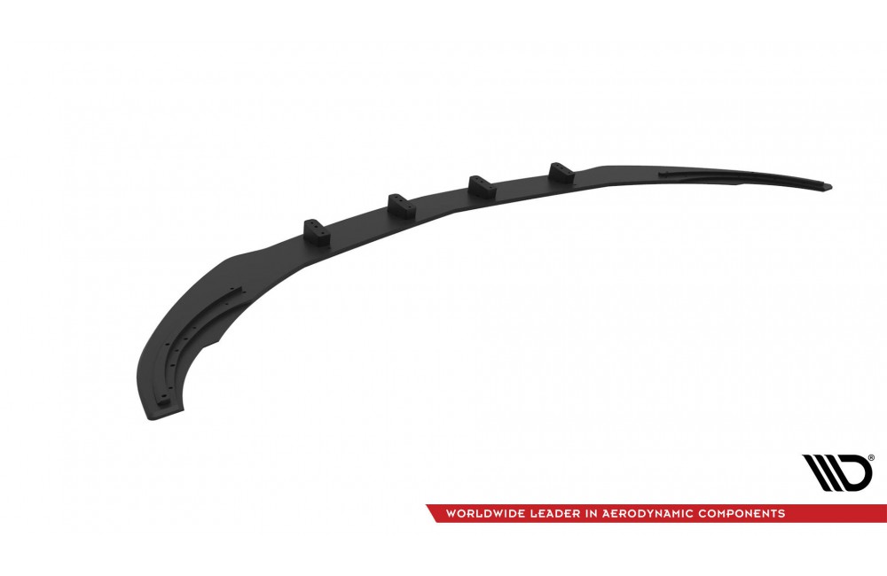 Street Pro Front Splitter Mercedes-Benz A AMG-Line W176 Facelift - Black