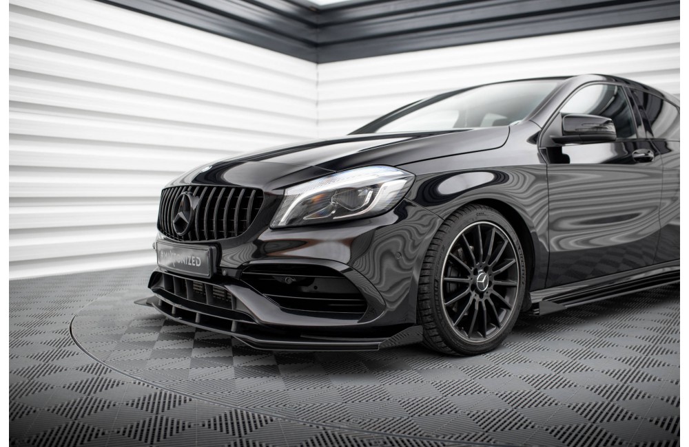 Front Flaps Mercedes-Benz A AMG-Line W176 Facelift Front Flaps Mercedes-Benz A AMG-Line W176 Facelift