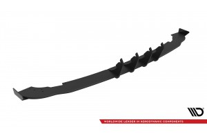 Street Pro Rear Side Splitters + Flaps Mercedes-Benz A AMG-Line W176 Facelift - Black + Gloss Flaps