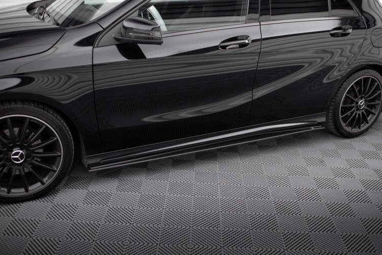Street Pro Πλευρικοί Skirts Diffusers Mercedes-Benz A AMG-Line W176 Facelift