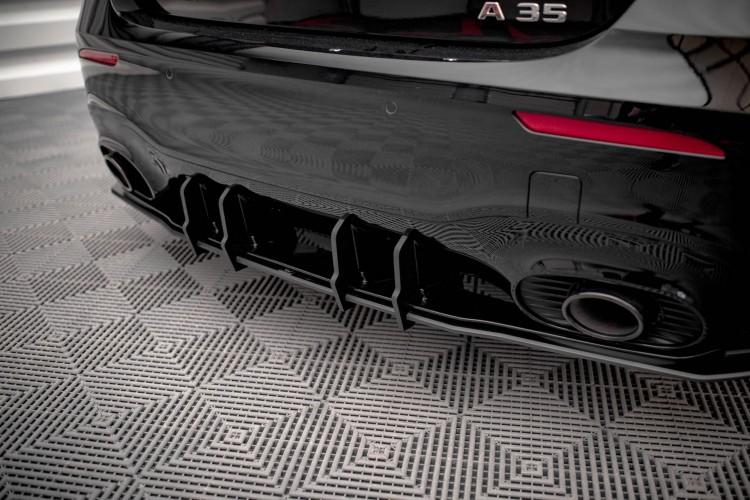 Street Pro Πίσω Diffuser Mercedes A35 AMG Hatchback Aero Pack W177
