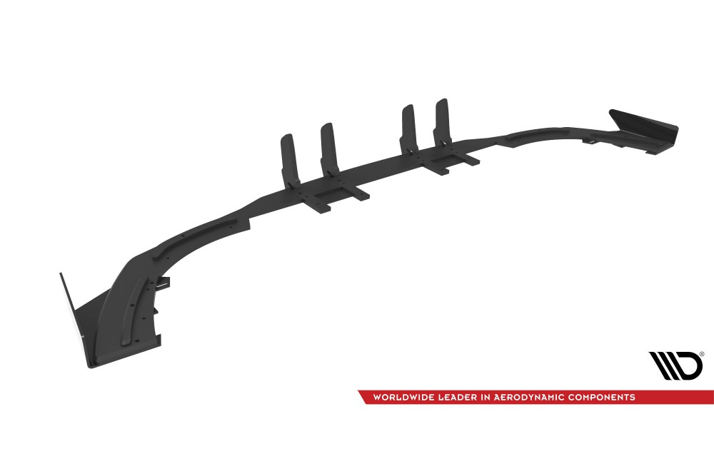 Street Pro Rear Valance + Flaps Mercedes A35 AMG Hatchback Aero Pack W177 - Black + Gloss Flaps Street Pro Rear Valance + Flaps Mercedes A35 AMG Hatchback Aero Pack W177 - Black + Gloss Flaps