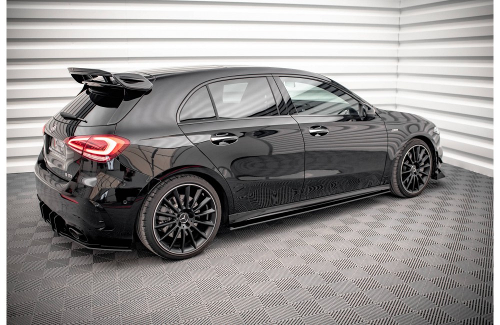 Street Pro Side Skirts Diffusers Mercedes A35 AMG / AMG-Line Aero Pack W177 - Black Street Pro Side Skirts Diffusers Mercedes A35 AMG / AMG-Line Aero Pack W177 - Black