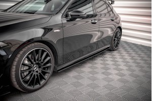 Street Pro Side Skirts Diffusers Mercedes A35 AMG / AMG-Line Aero Pack W177 - Black Street Pro Side Skirts Diffusers Mercedes A35 AMG / AMG-Line Aero Pack W177 - Black