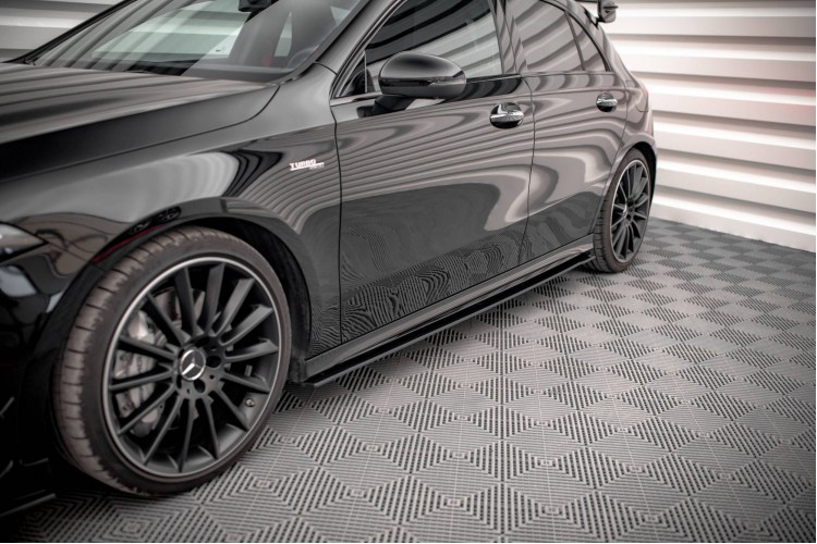Street Pro Side Skirts Diffusers Mercedes A35 AMG / AMG-Line Aero Pack W177