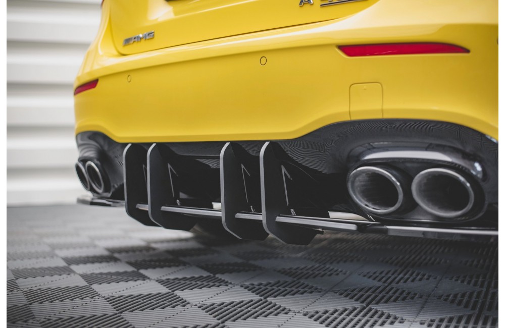 Street Pro Rear Diffuser Mercedes-AMG A45 S Aero Pack W177 - Black