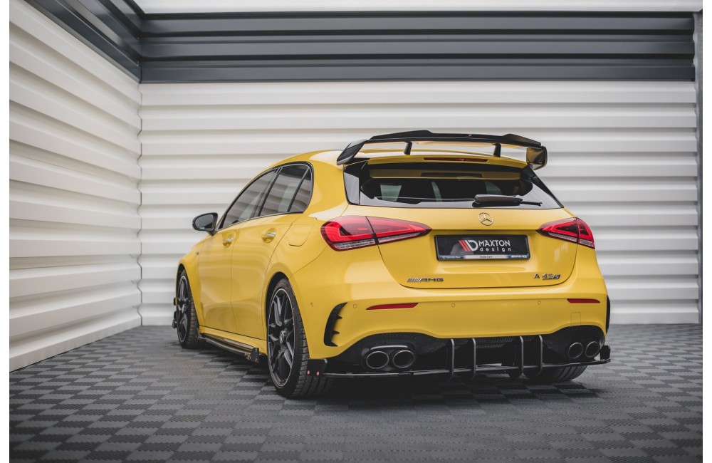 Street Pro Rear Diffuser Mercedes-AMG A45 S Aero Pack W177 - Black