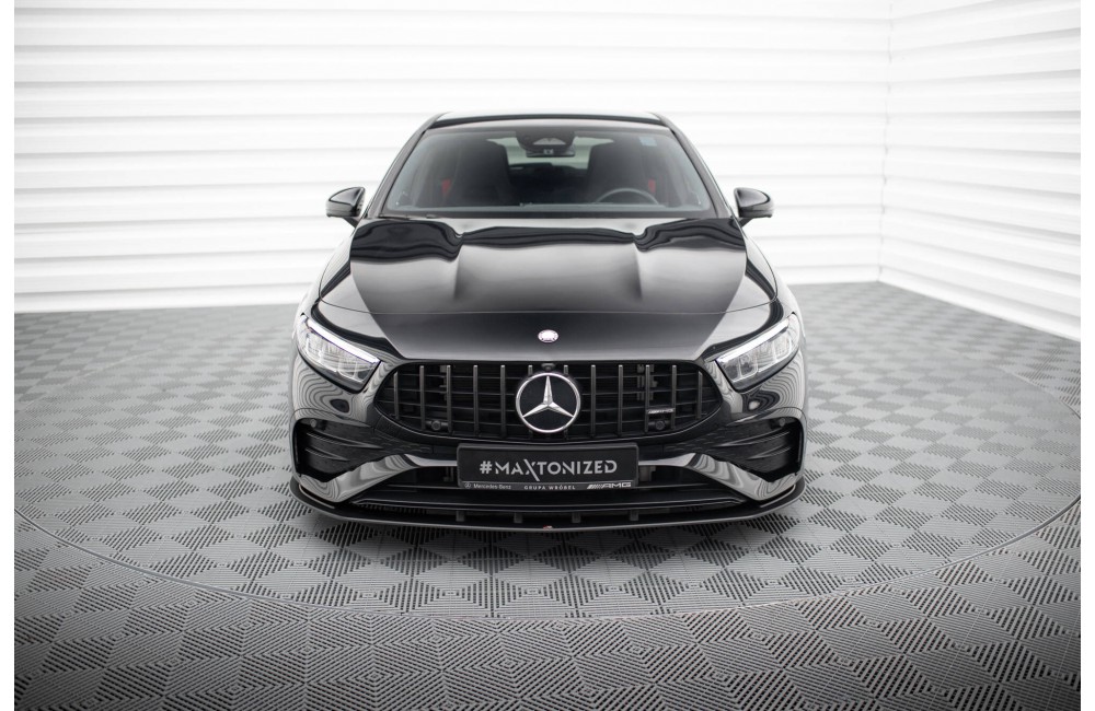 Street Pro Front Splitter Mercedes-AMG A35 W177 Facelift - Black