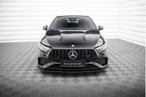 Street Pro Front Splitter Mercedes-AMG A35 W177 Facelift - Black