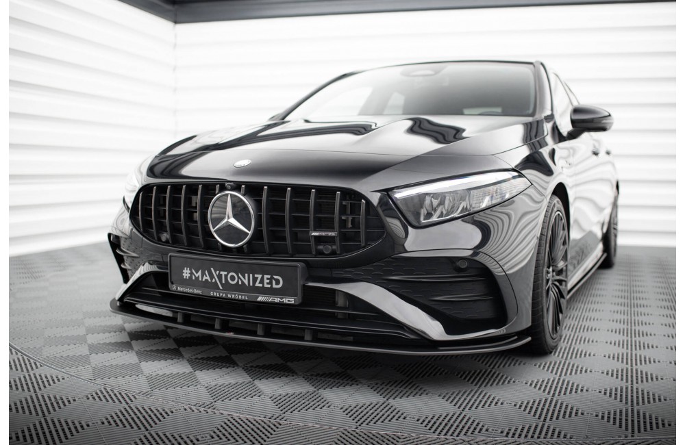 Street Pro Front Splitter Mercedes-AMG A35 W177 Facelift - Black