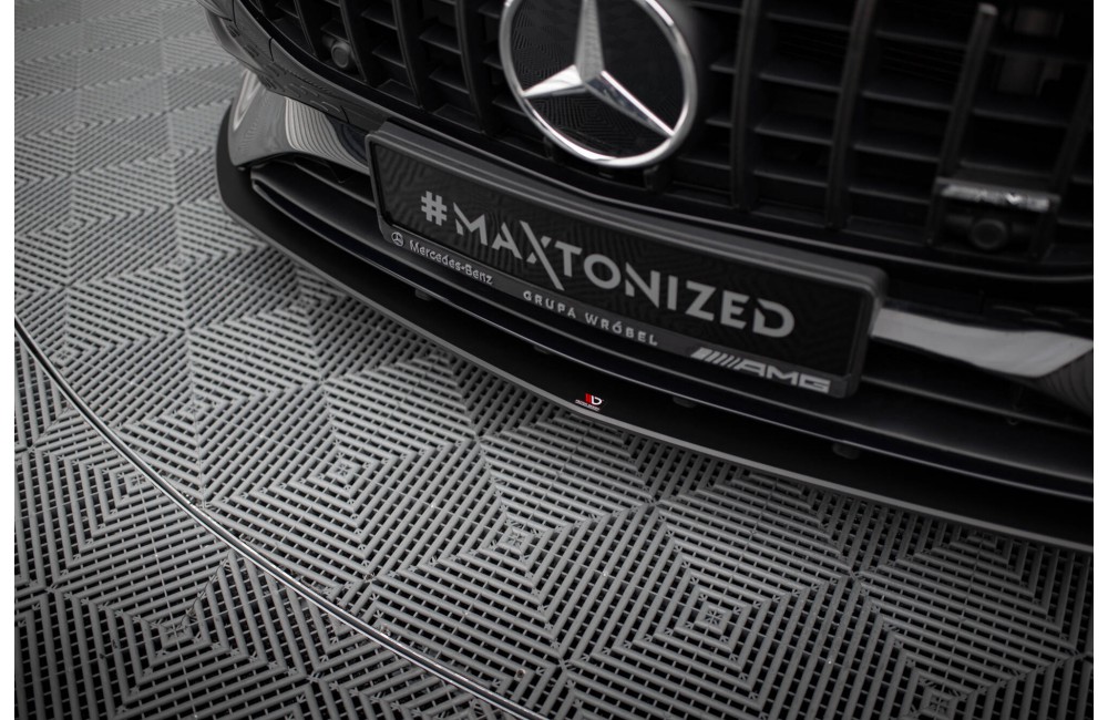 Street Pro Front Splitter Mercedes-AMG A35 W177 Facelift - Black