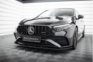 Street Pro Front Splitter Mercedes-AMG A35 W177 Facelift - Black