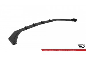 Street Pro Front Splitter + Flaps Mercedes-AMG A35 W177 Facelift - Black + Gloss Flaps