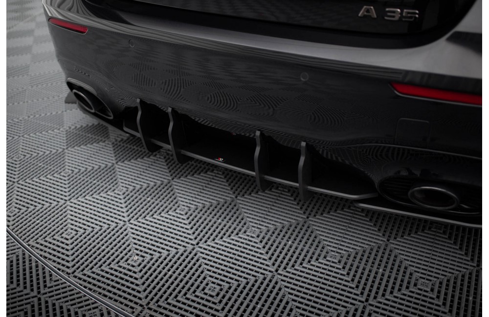 Street Pro Rear Diffuser Mercedes-AMG A35 Hatchback W177 - Black