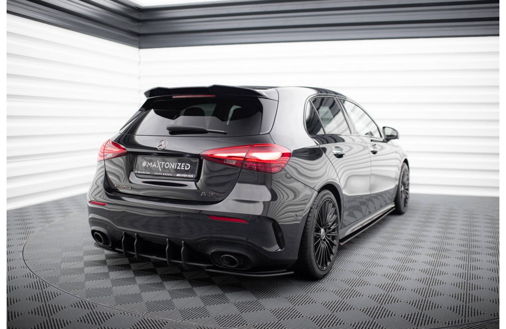 Street Pro Rear Diffuser Mercedes-AMG A35 Hatchback W177 - Black