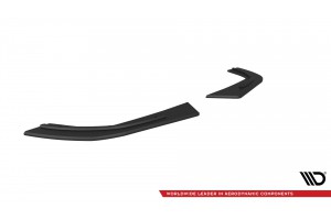 Street Pro Rear Side Splitters Mercedes-AMG A35 Hatchback W177 - Black