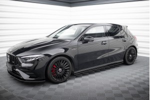 Street Pro Side Skirts Diffusers Mercedes-AMG A35 W177 Facelift - Black Street Pro Side Skirts Diffusers Mercedes-AMG A35 W177 Facelift - Black