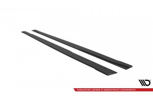 Street Pro Side Skirts Diffusers Mercedes-AMG A35 W177 Facelift - Black-Red Street Pro Side Skirts Diffusers Mercedes-AMG A35 W177 Facelift - Black-Red