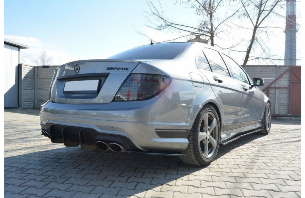 REAR DIFFUSER v.2 Mercedes C W204 AMG-Line (FACELIFT)