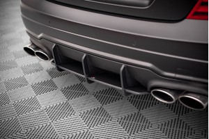 Street Pro Rear Diffuser Mercedes-Benz C Coupe AMG-Line C204 - Black