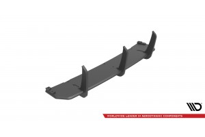 Street Pro Rear Diffuser Mercedes-Benz C Coupe AMG-Line C204 - Black