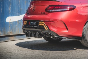 Street Pro Rear Diffuser Mercedes-AMG C43 Coupe C205 - Black